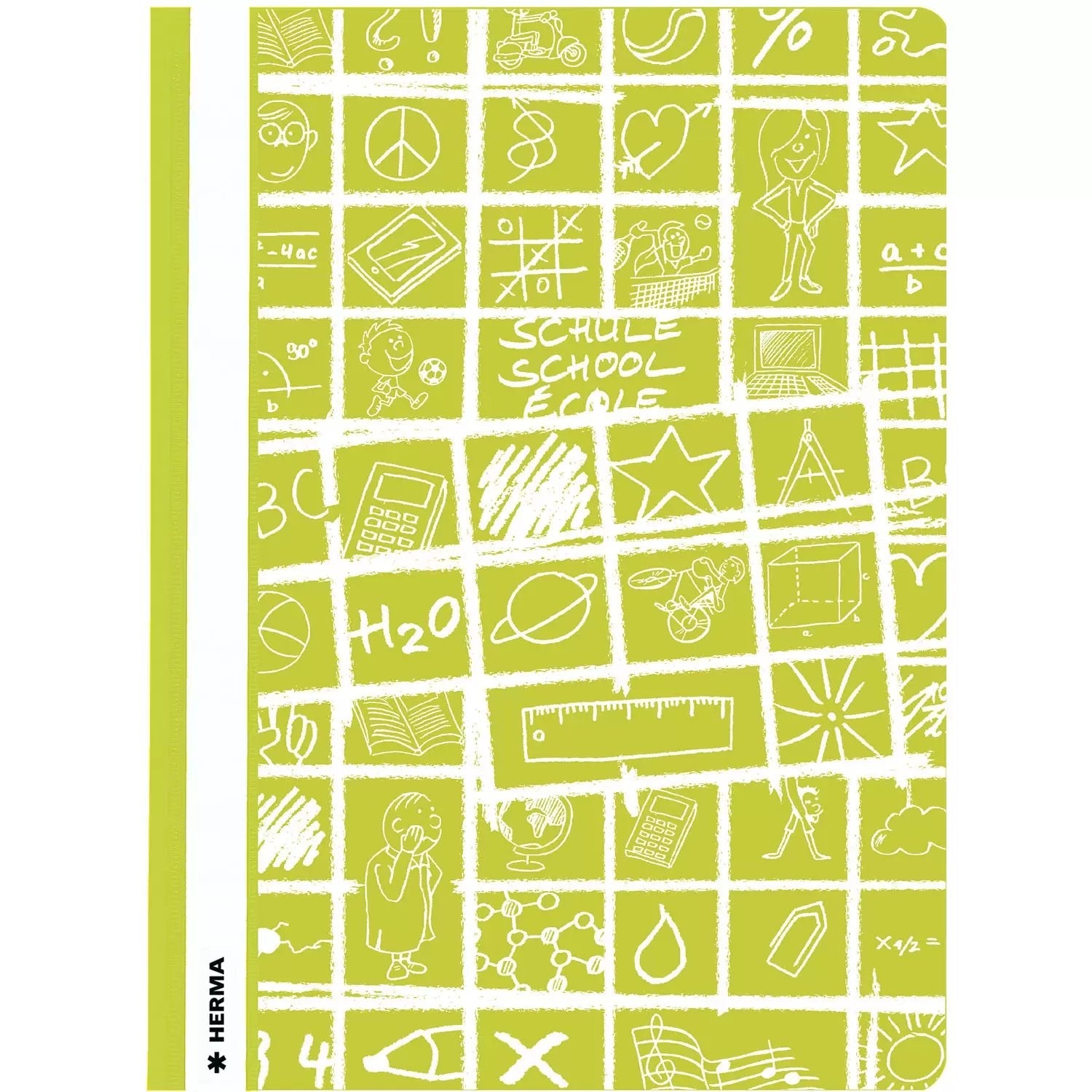 Herma Portafolios A4 "Schoolydoo" Hellgrün Green 10st