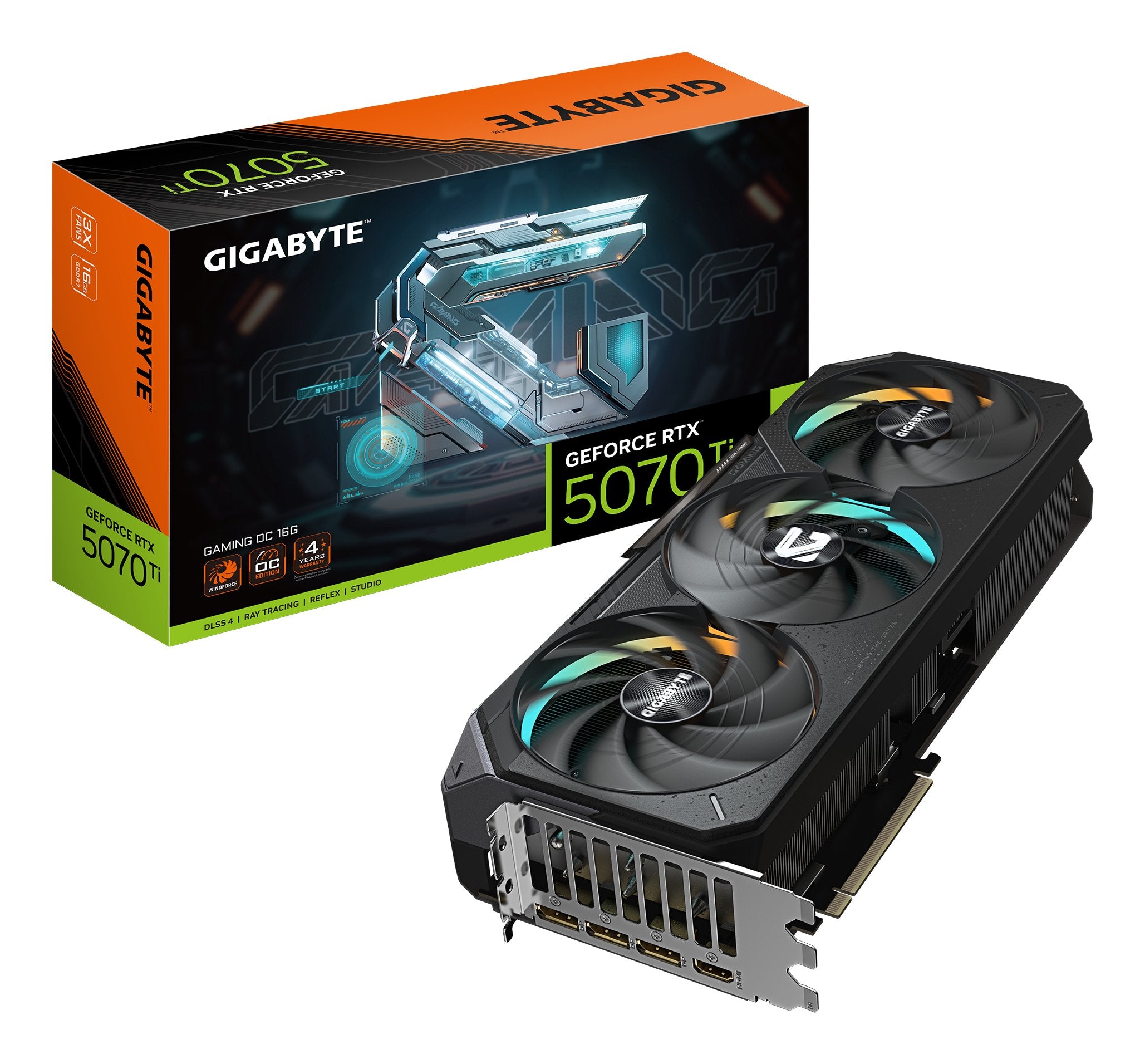 EAN 4719331355562 - GIGABYTE GeForce RTX 5070 Ti GAMING OC 16G imagen 1