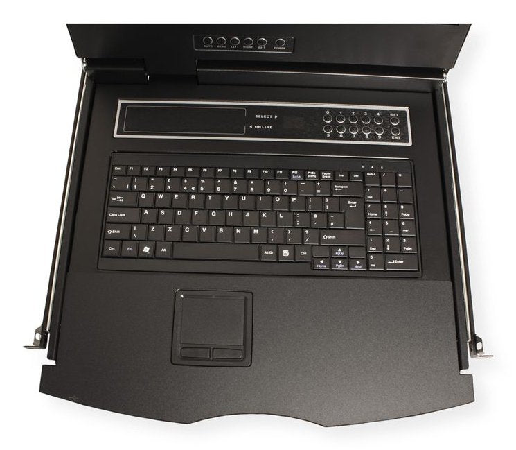 19-Zoll-Kvm-Konsole, 48 Cm (19") Tft (16:9), Vga, Usb, Fr-Layout