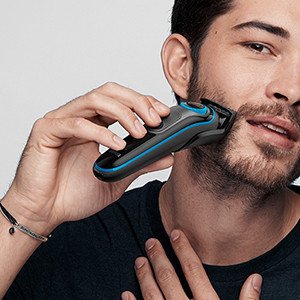 Barbero Cortapelos Braun Bt3240 Uk + Gillete Fusion 39 Ajustes Barba Lavable Control Giratorio