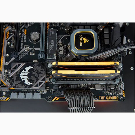 Memoria Ram Corsair Cmw16gx4m2e3200c16 Vengeance Rgb Pro Series Led 16gb 2x8gb 3200mhz Ddr4 Cl16 Black