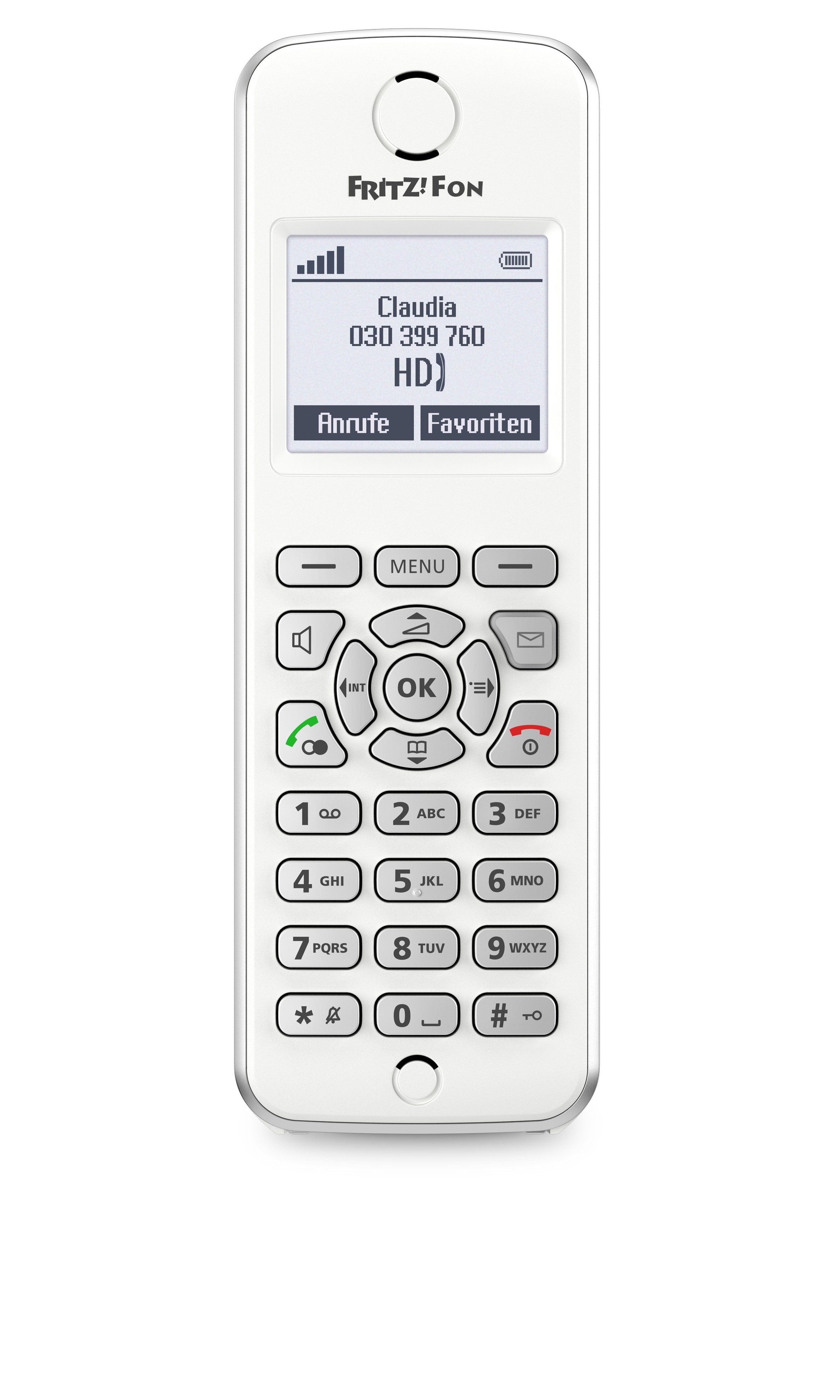 EAN 4023125025112 - Fon FRITZ! M2, DE Teléfono DECT Identificador de llamadas Blanco imagen 4