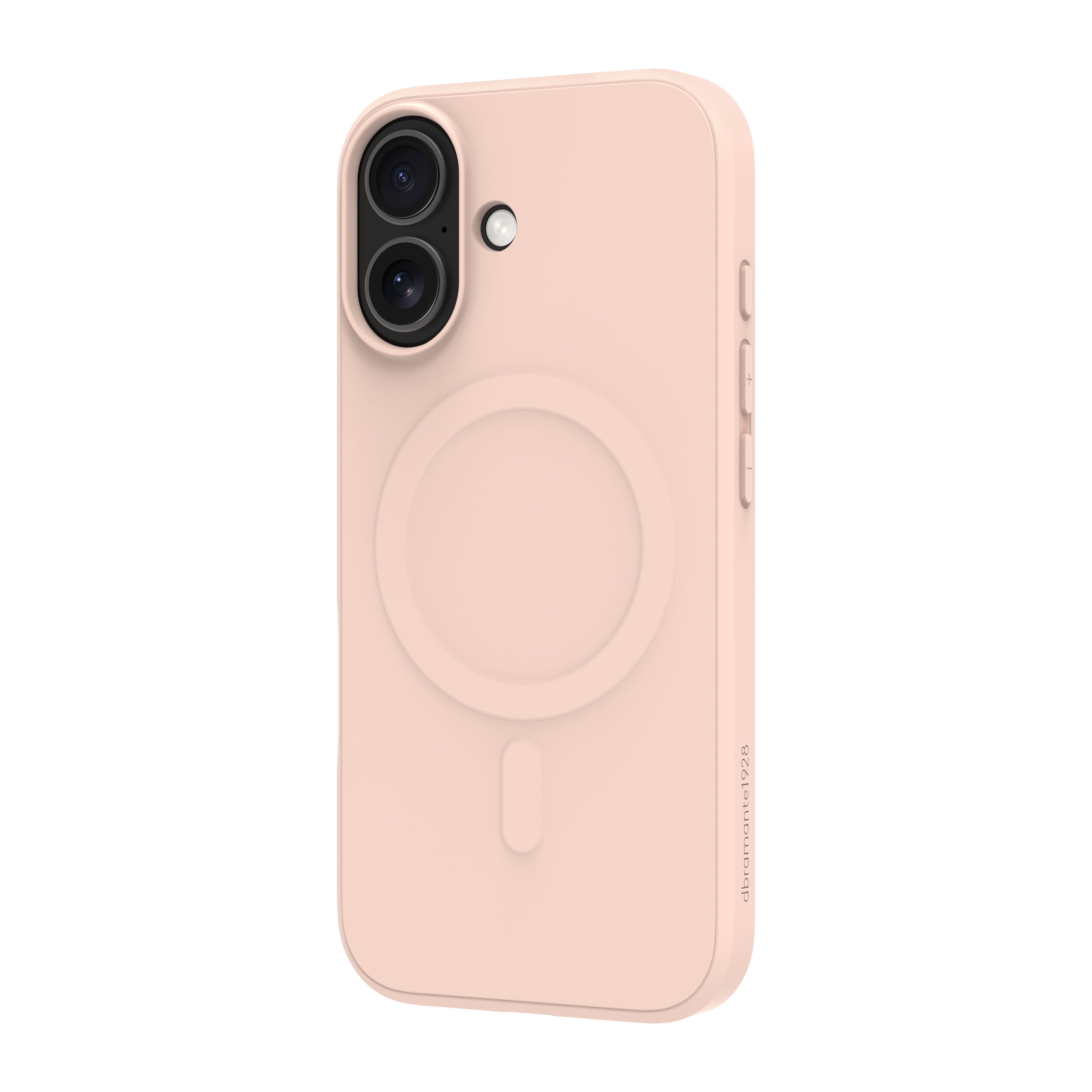 Dbramante1928 Greenland Pro Carcasa Trasera Para Teléfono Móvil Compatibilidad Con Magsafe Plástico Arena Rosa