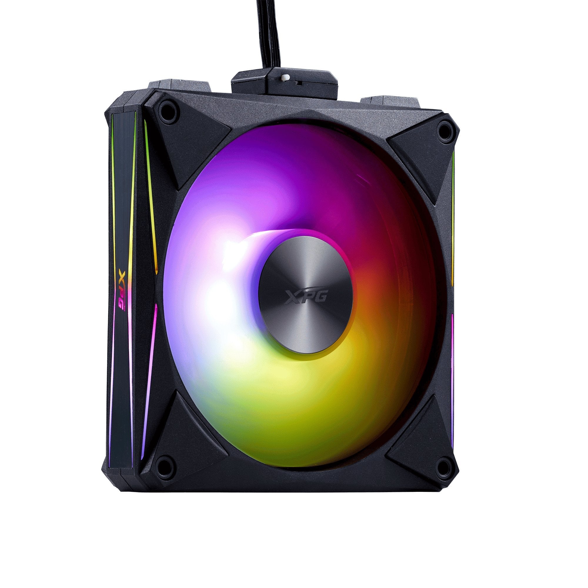 Ventilador Xpg Hurricane Mag 120 120mm Argb Pwm Fan 4er Pack Bk Retail