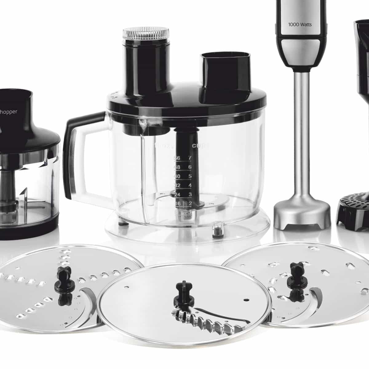 EAN 5608475020186 - Haeger Extreme Chopper Batidora de vaso 1000 W Negro, Acero inoxidable imagen 5