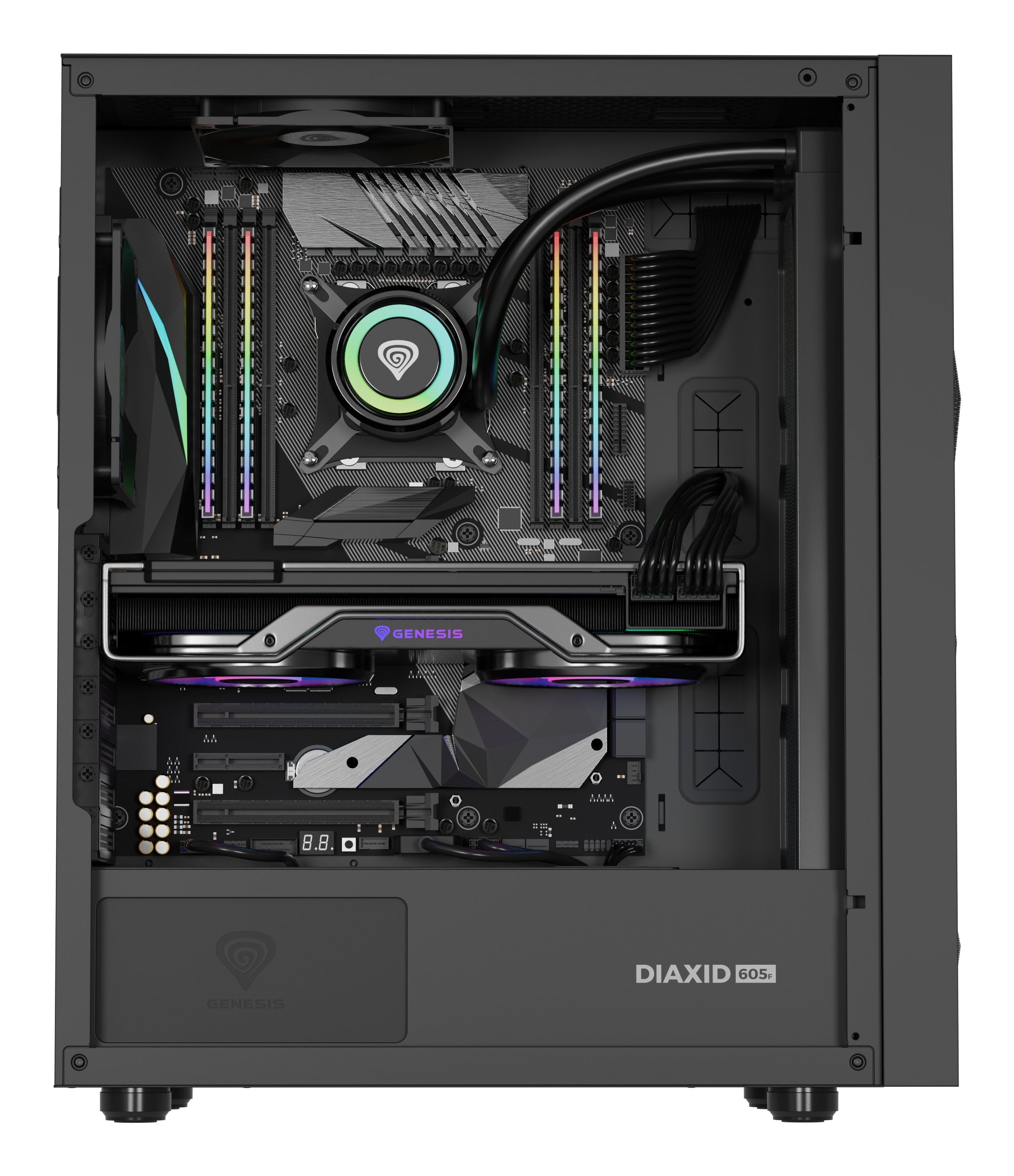 EAN 5901969439212 - GENESIS Diaxid 605F Midi Tower Negro imagen 16
