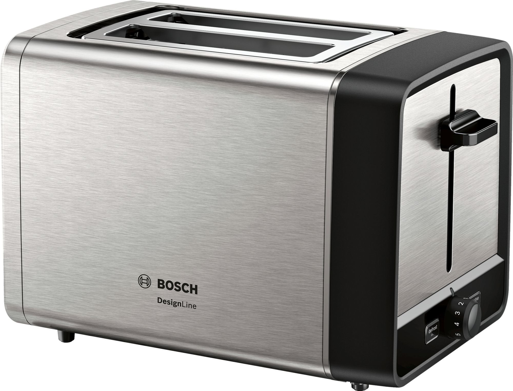 Tostadora Bosch Tat5p420 2 Rebanada(S) 970 W Negro, Acero Inoxidable
