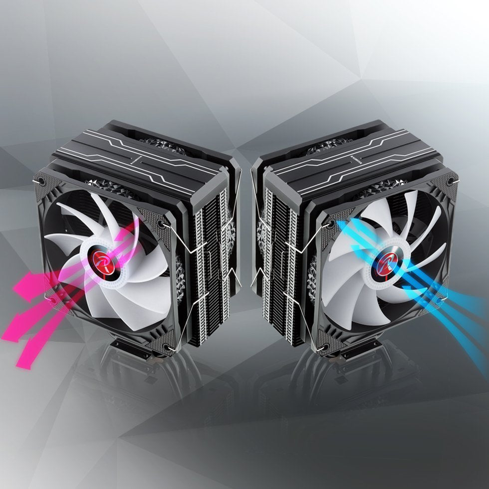 Enfriador De Cpu Raijintek Eleos 12 Duo Rbw  0r10b00221