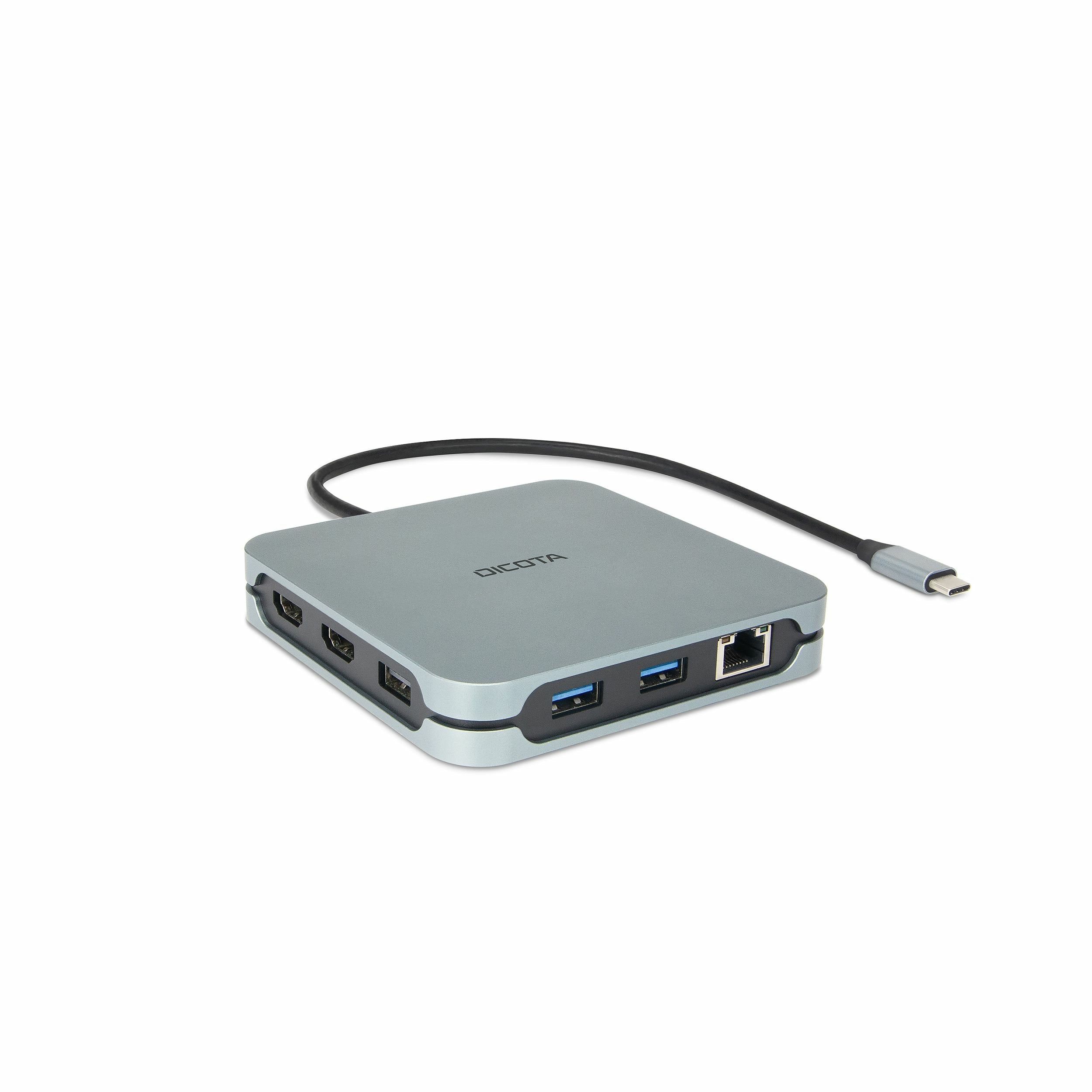 EAN 7640239421349 - DICOTA D32057 hub de interfaz USB Tipo C 10000 Mbit/s Plata imagen 1