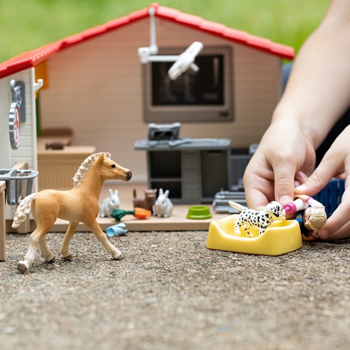 Schleich Veterinarian Practice With Pets