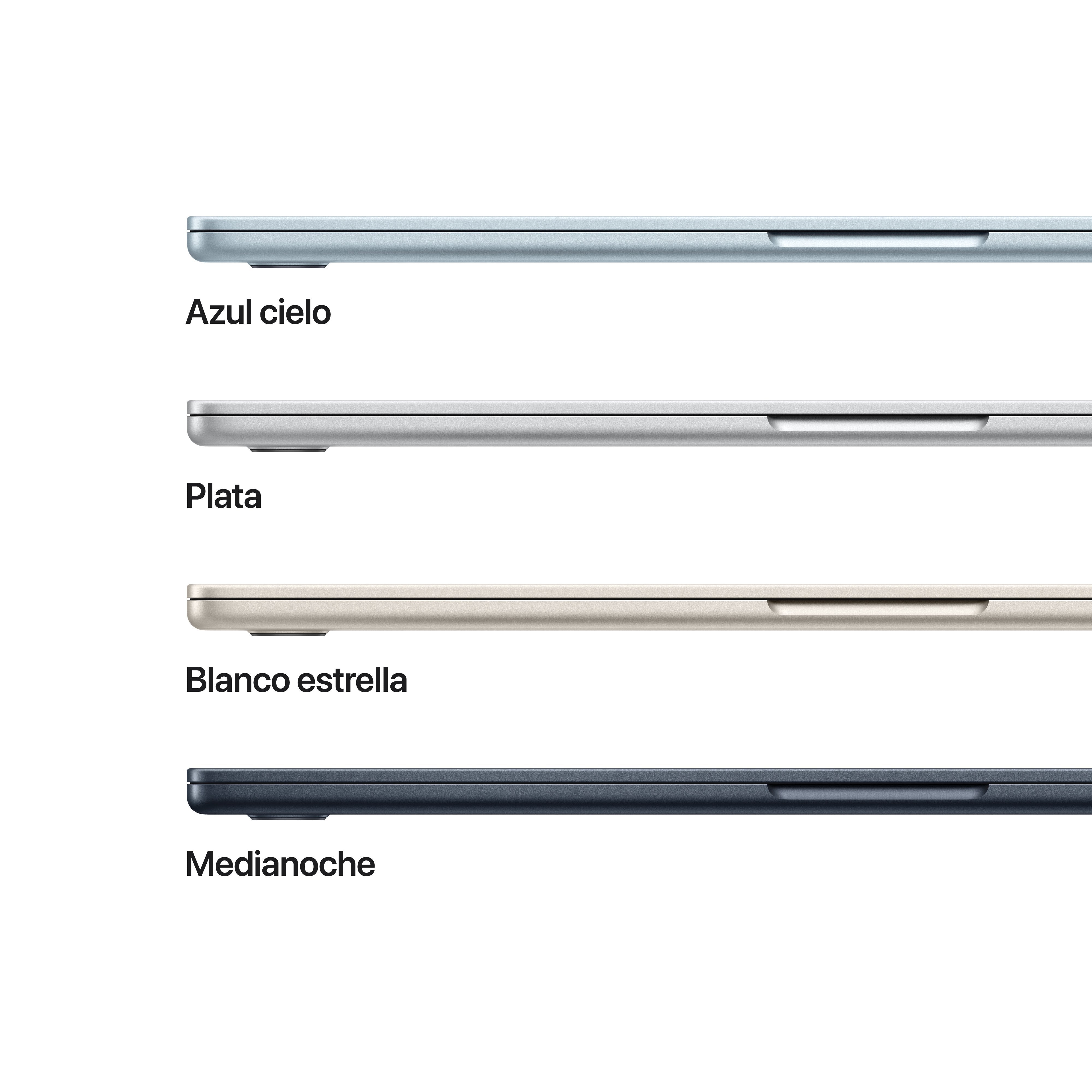 Apple Macbook Air 15,3' M5 10-Core Cpu 16gb 1tb Ssd 10-Core Gpu Blanco Estrella