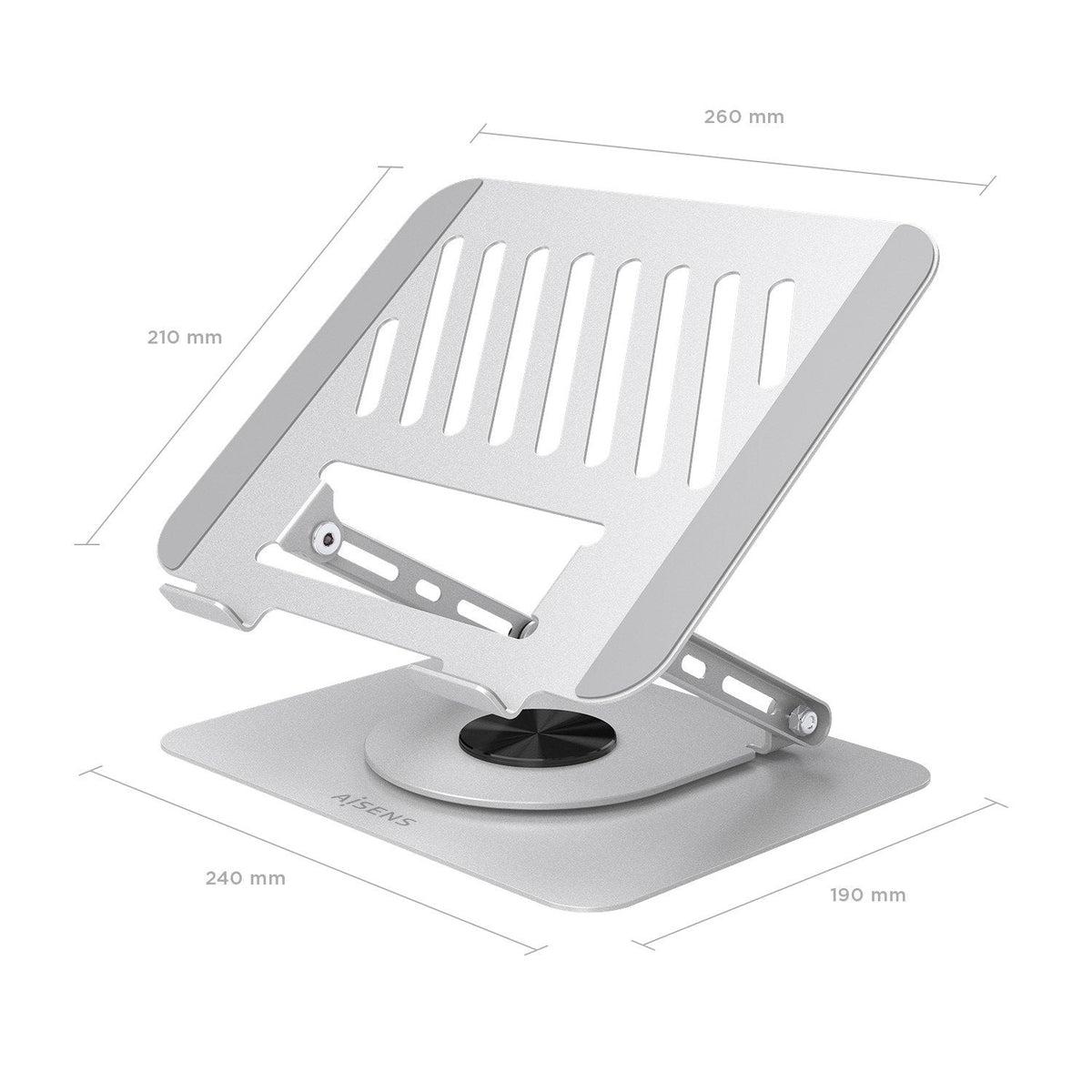 Soporte De Sobremesa Aisens Lp5sxl-489 Para Portátil De 10-17' Hasta 3kg