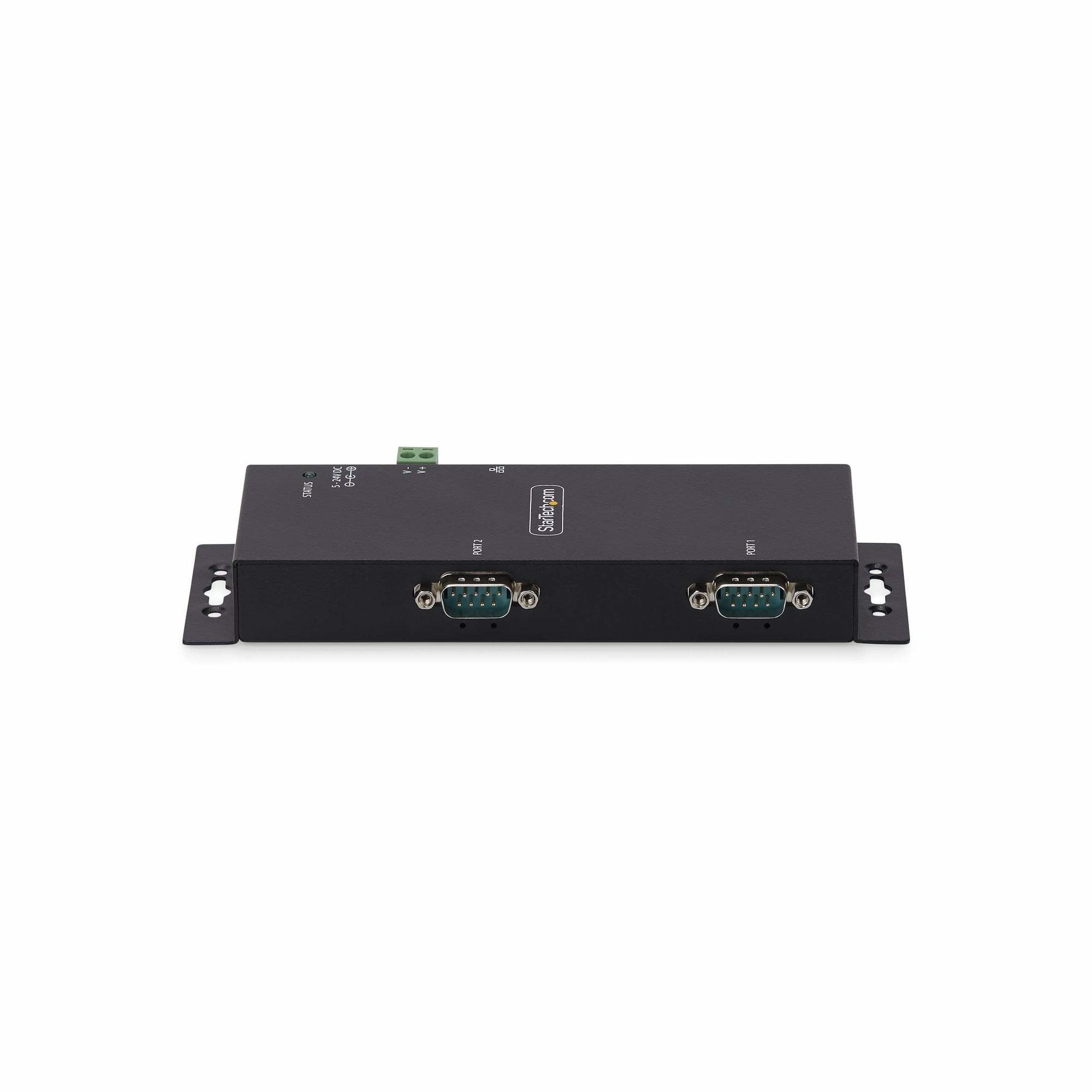EAN 65030905992 - StarTech.com I23-SERIAL-ETHERNET convertidor, repetidor y aislador en serie RS-232 RJ-45 Negro imagen 3
