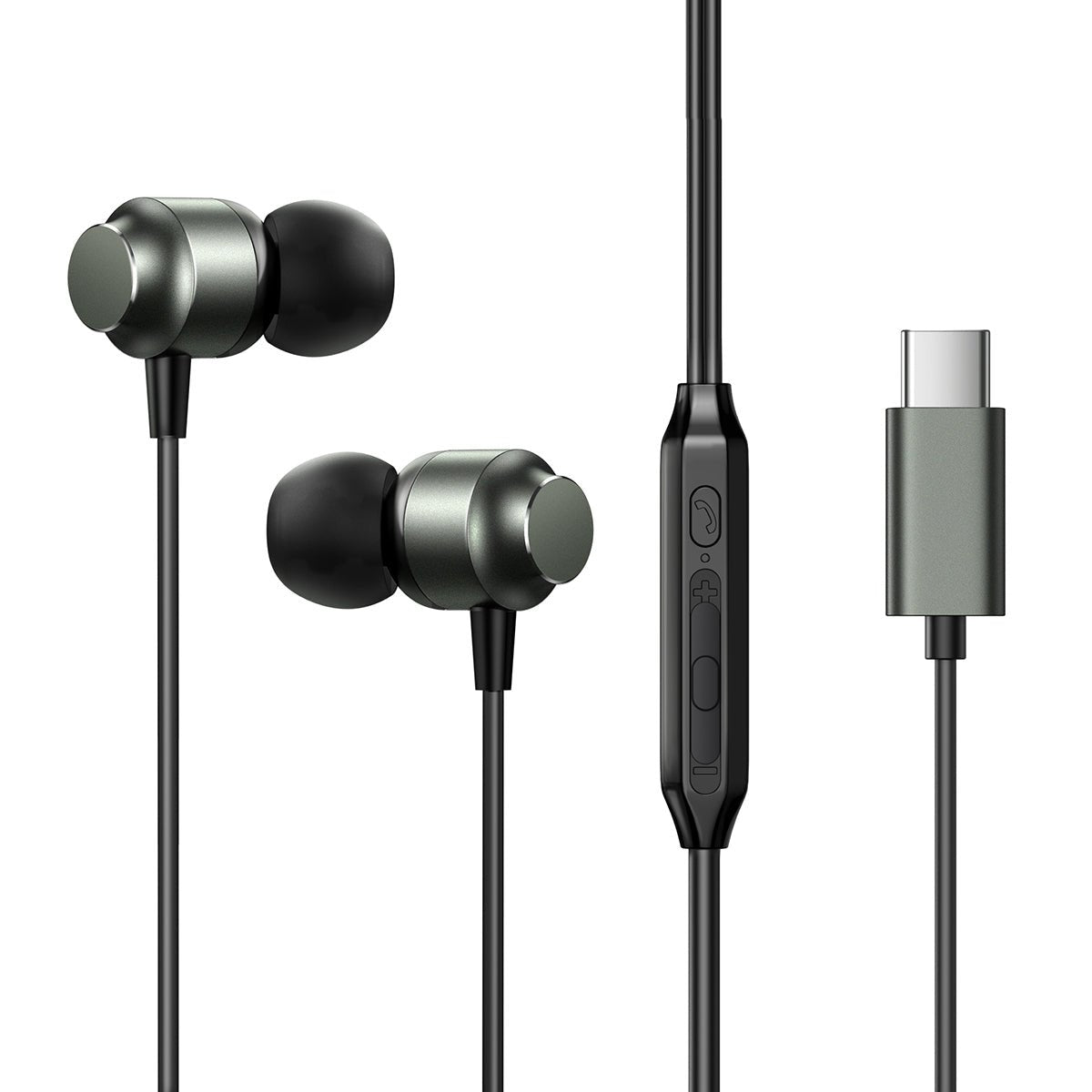 EAN 6956116770150 - JOYROOM JR-EC06 USB Type C Grey - Wired Headphones Auriculares Alámbrico Dentro de oído Llamadas/Música U imagen 1