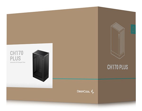 Caja Pc Deepcool Ch170 Plus Negro