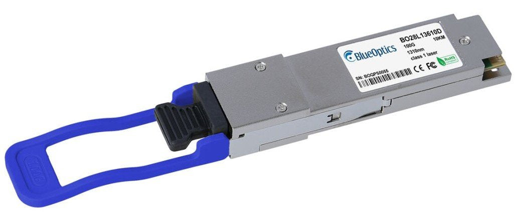 Blueoptics Dell Qsfp28-100g-Lr4 Blueoptics Bo28l13610d Qsfp28 Transceiver, 100gbase-Lr4, Singlemode Fiber, 4xwdm, 10km
