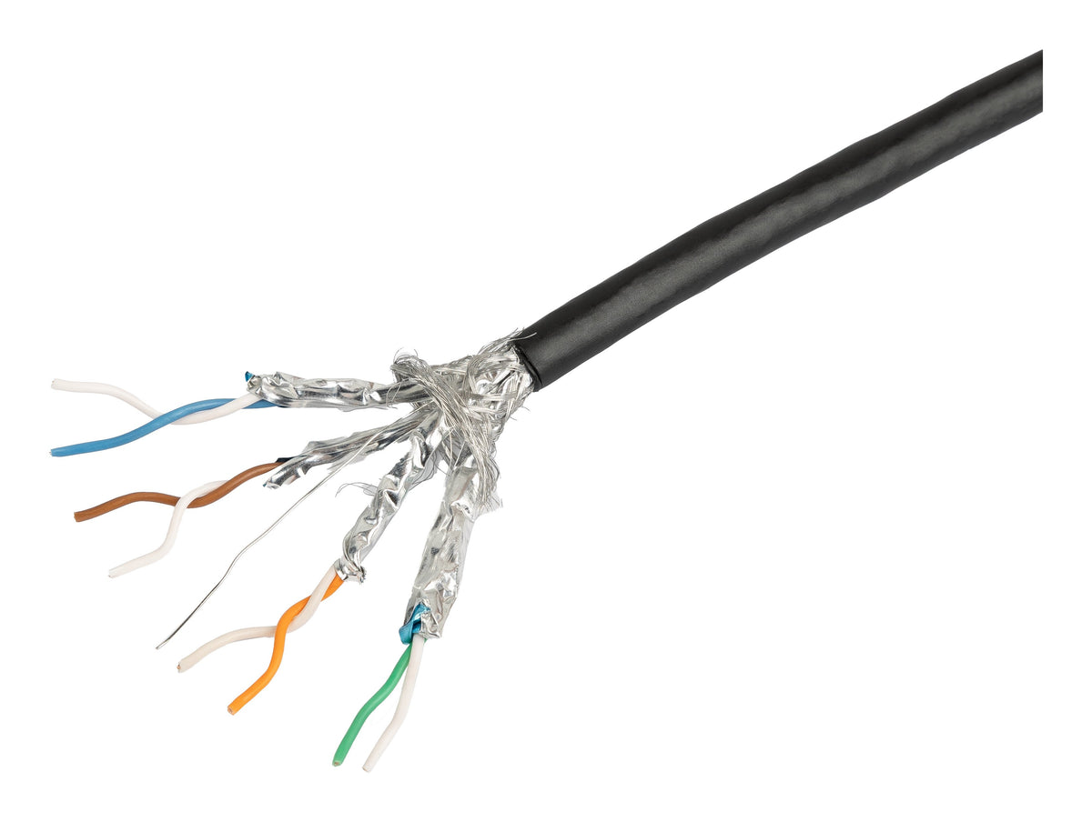 EAN 5901969448139 - Lanberg LCS6-21CU-0305-BK cable de red Negro 305 m Cat6a S/FTP (S-STP) Alrededor imagen 3