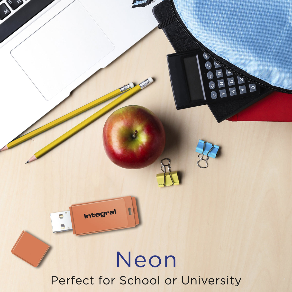 Usb Flash Drive Neon 32gb Naranja