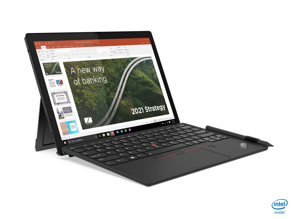 Lenovo Thinkpad X12 Detachable 20uw Tableta Con Teclado Desmontable Intel Core I5 1130g7 / 1.8 Ghz Win 10 Pro 64 Bits (Incluye Licencia De Win 11 Pro) Iris Xe Graphics De Intel 16 Gb Ram 512 Gb Ssd Nvme 12.3" Ips Pantalla Táctil 1920 X 128