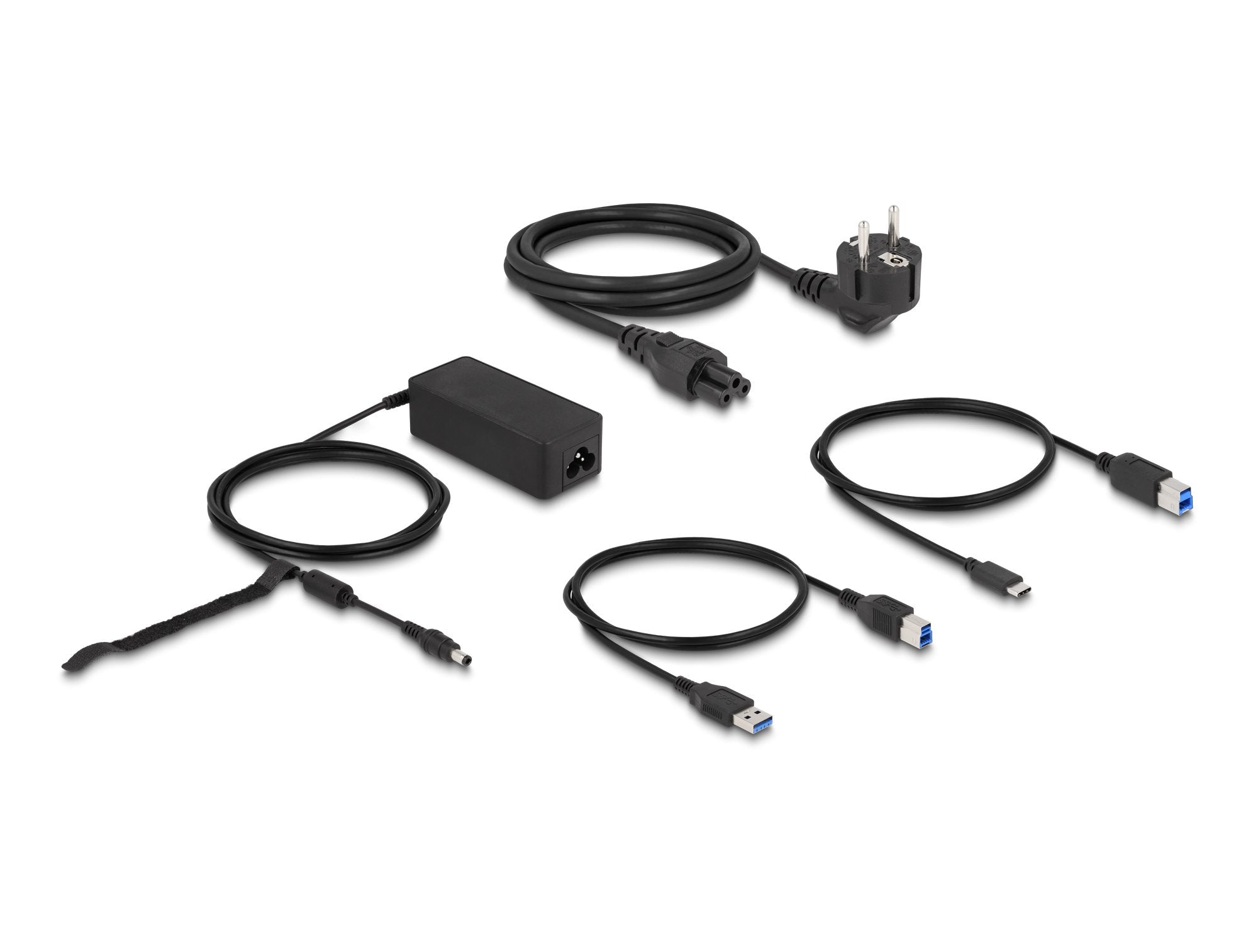D Delock Dockingstation 4xusb3.2 2xdisplayport 4k Rj45 Ethernet Audio Negro