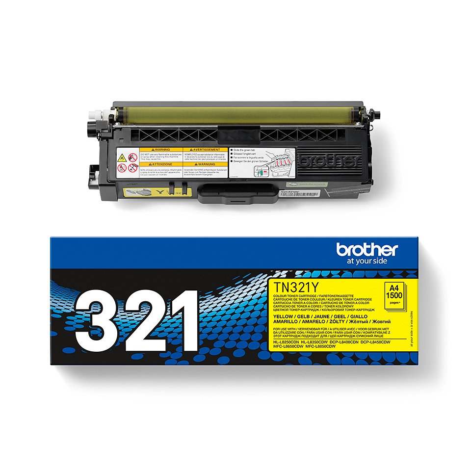 EAN 4977766735001 - Brother TN-321Y cartucho de tóner 1 pieza(s) Original Amarillo imagen 3