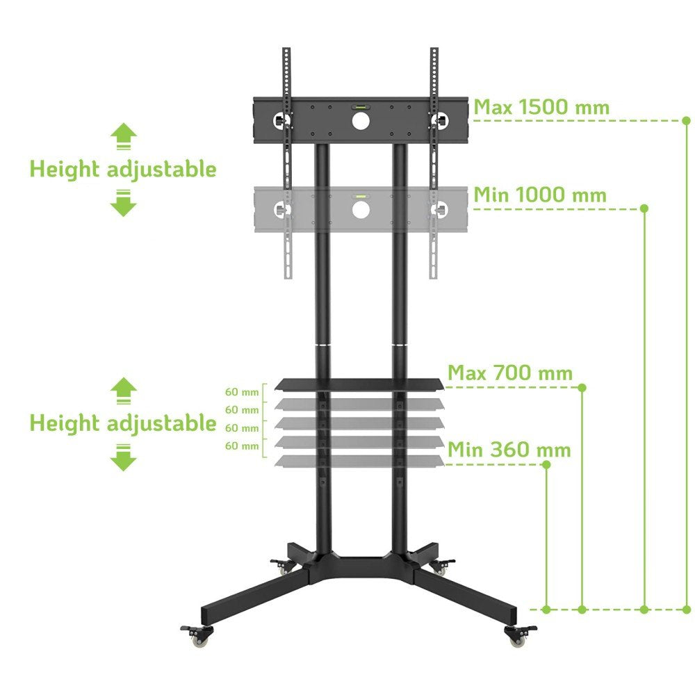 EAN 8057685309982 - Techly ICA-TR6 soporte para TV 165,1 cm (65") Negro imagen 8