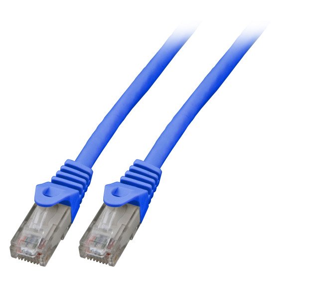 Efb Rj45 Cable De Red Cat.5e U Utp Lszh Cca Awg24 7 Blau 0,5m