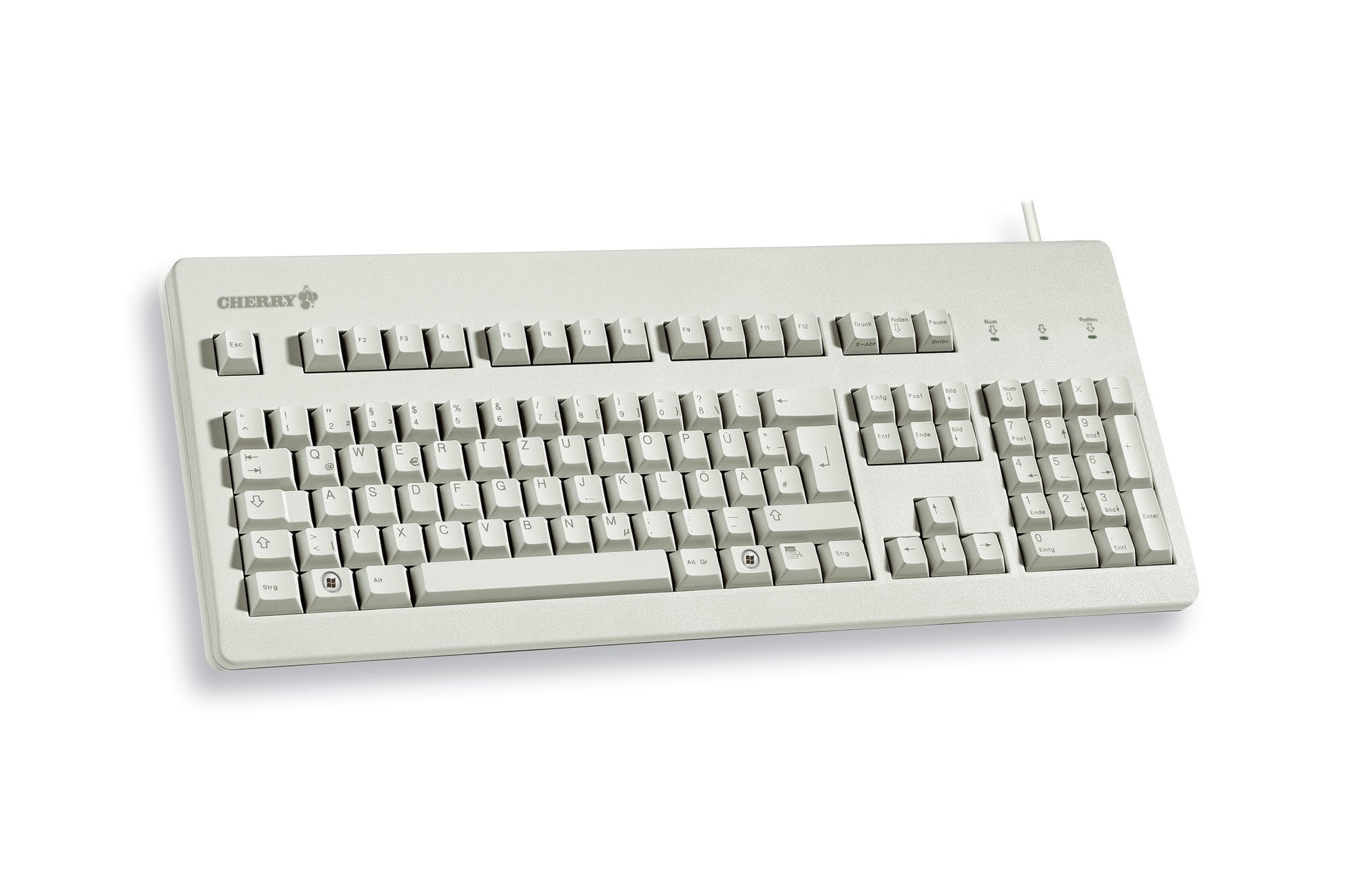 Teclado Inglés Cherry G80-3000 Usb Qwerty Reino Unido Gris