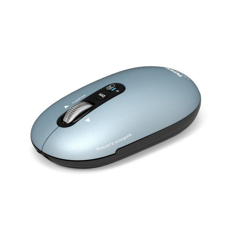 Port Connect Wireless & Bluetooth Rechargeable Pure Mac Mouse, Storm