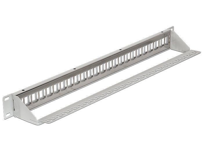 Delock Keystone 19" Patchpanel 24 Port Gris