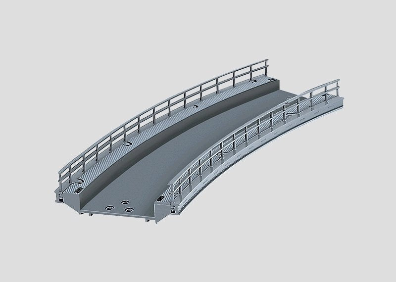 Märklin Gebogenes Rampenstück - Brückenpfeiler - Ho 1 87 - Niño/Maedchen - 15 Año E
