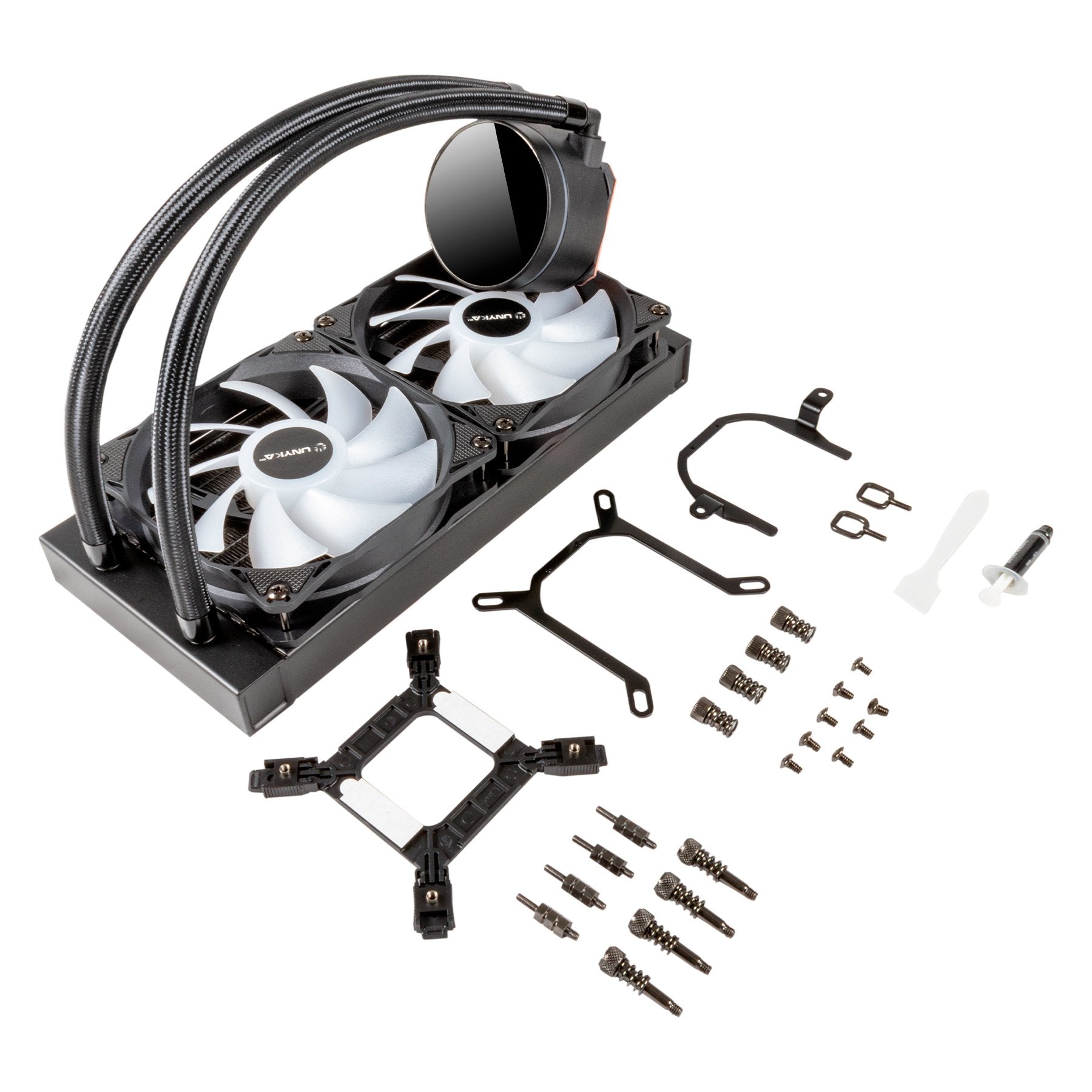 EAN 6974560220922 - UNYKAch AquaStorm 240 Procesador Sistema de refrigeración líquida todo en uno 12 cm Negro 1 pieza(s) imagen 3