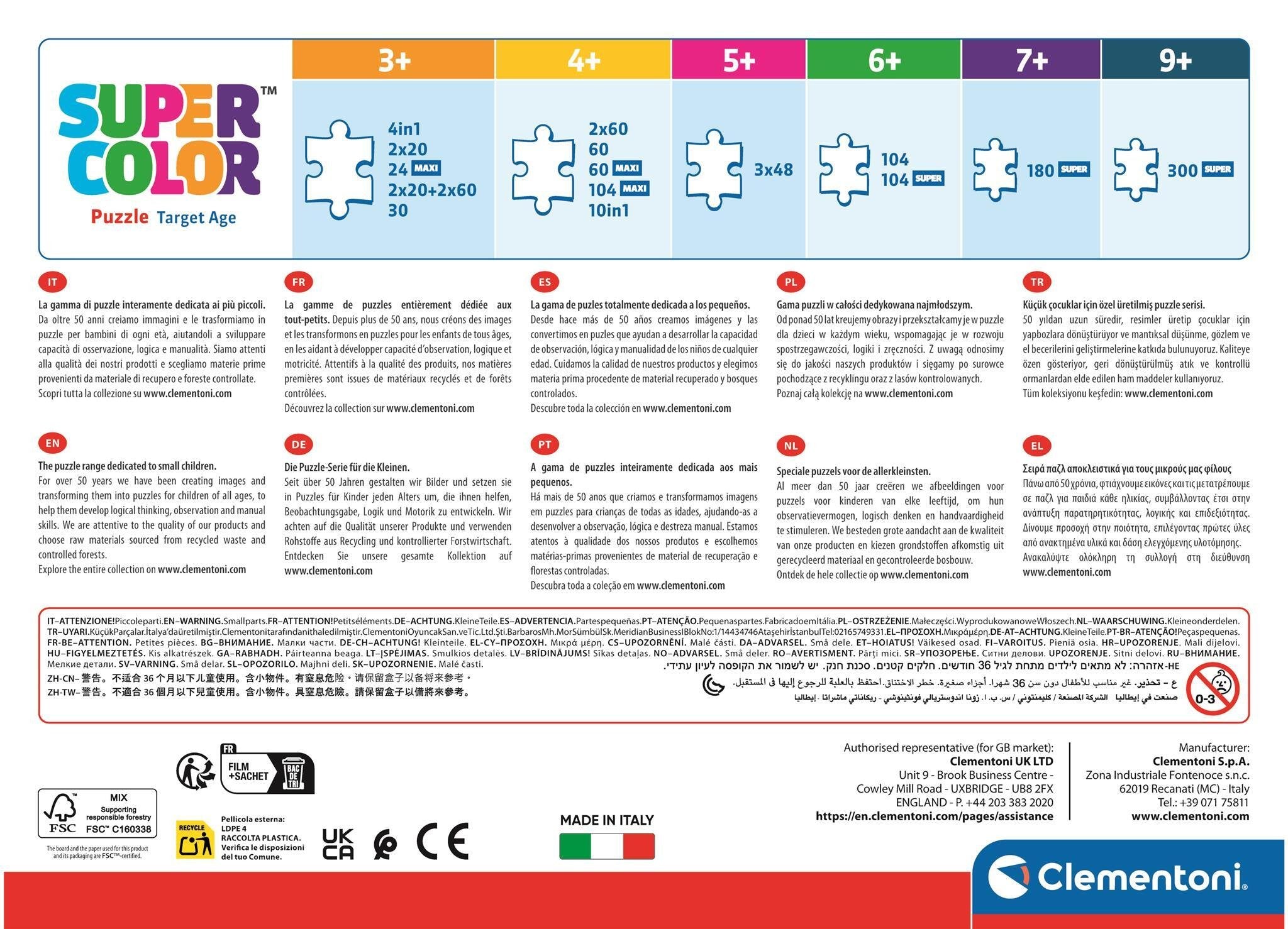 EAN 8005125250448 - Clementoni 25044 puzzle imagen 3
