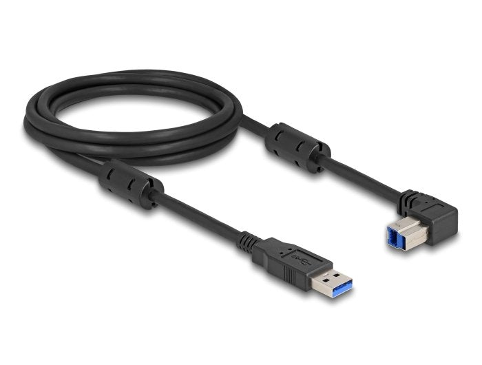 Delock 81113 Cable Usb 5 Gbps Tipo-A Macho A Tipo-B Macho 90° Acodado Hacia Abajo 2 M