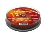 Mediarange Cd-Rw 700mb  10pcs Spindel 12x