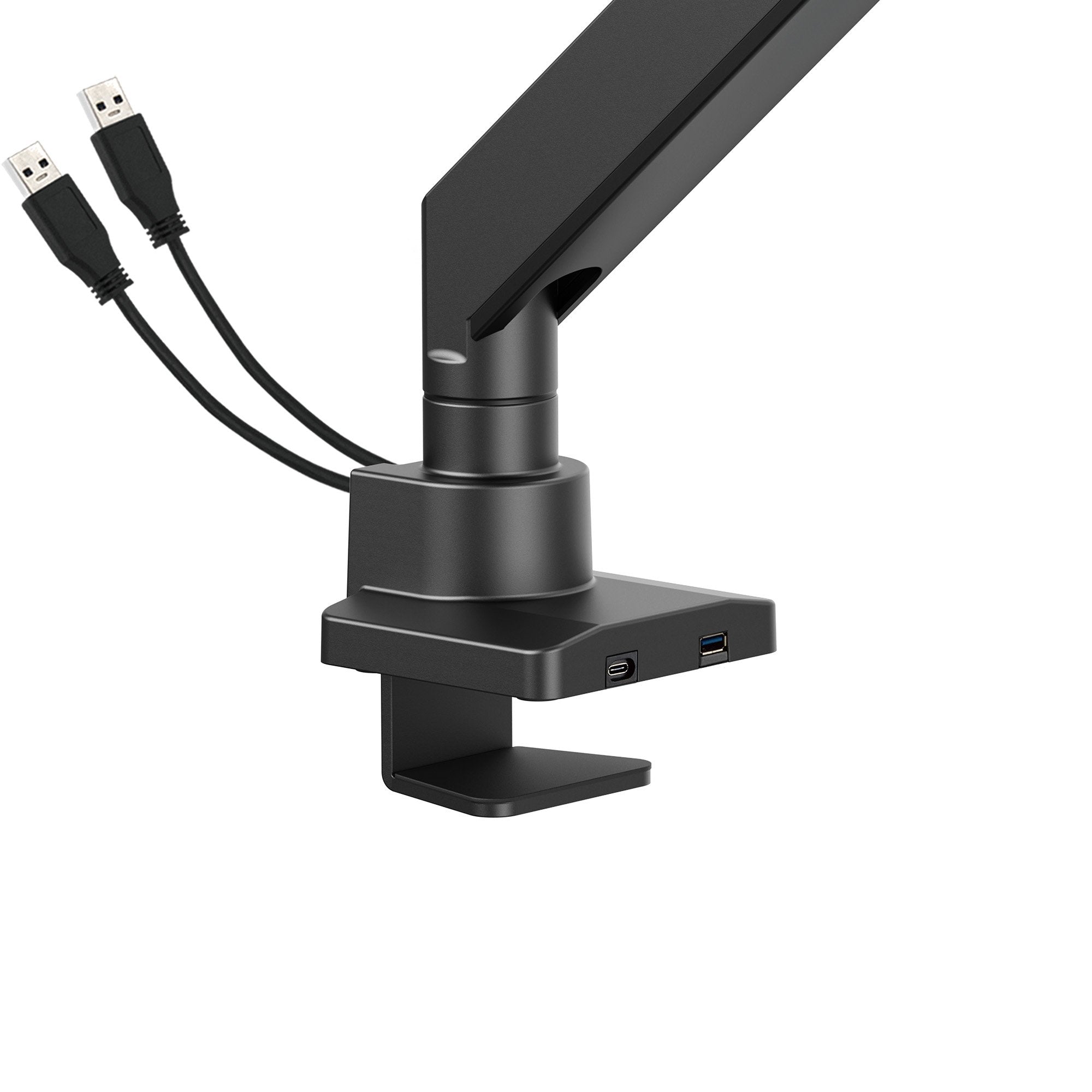 Soporte Manhattan 462594 Para Monitor  (57") Escritorio Negro