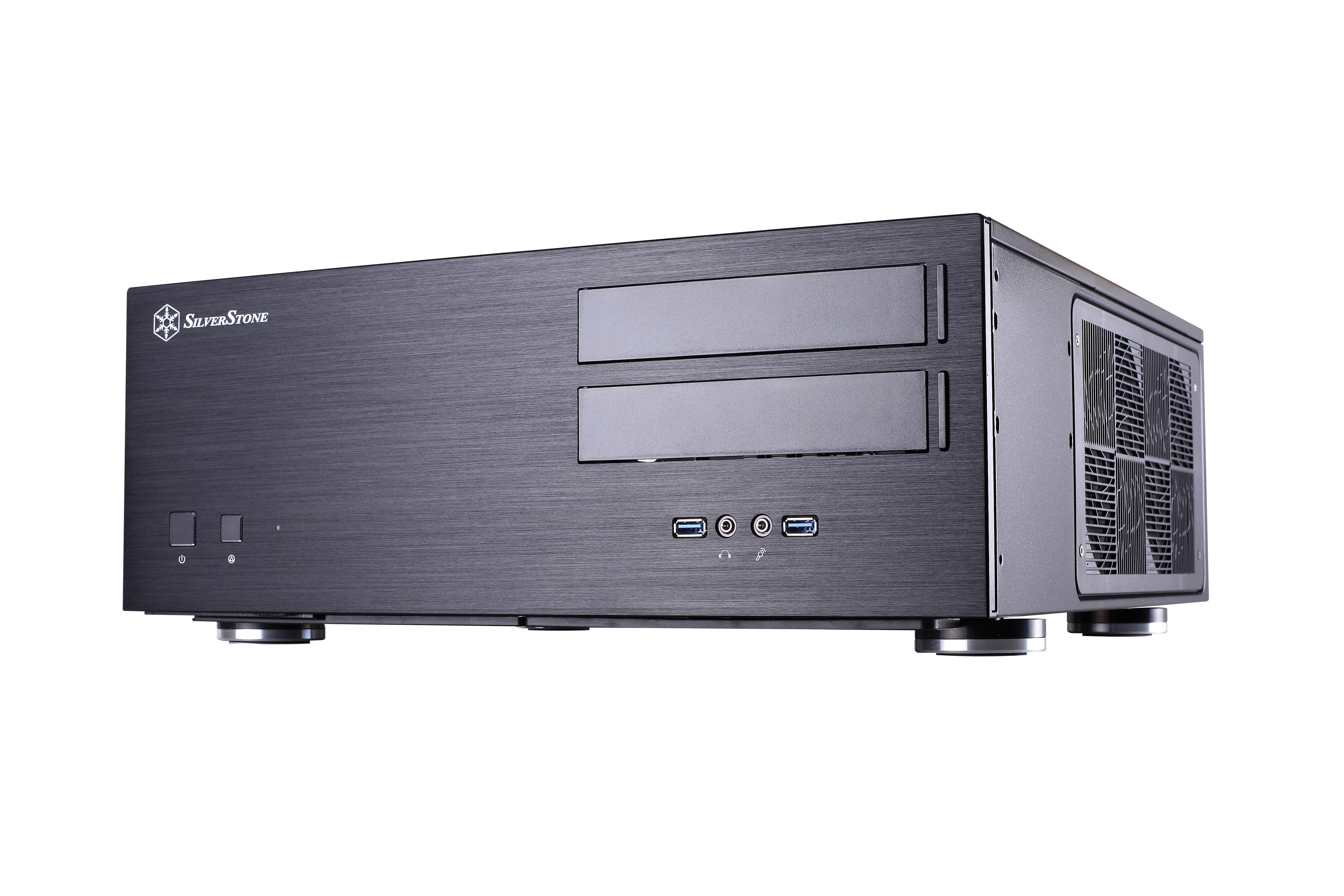 Caja Pc Silverstone Computer Case Sst-Gd08b Grandia Htpc Atx, Black