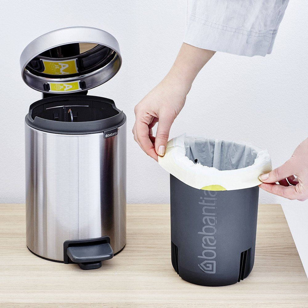 Cubo Pedal Brabantia Newicon 3,0 L Acero Mate