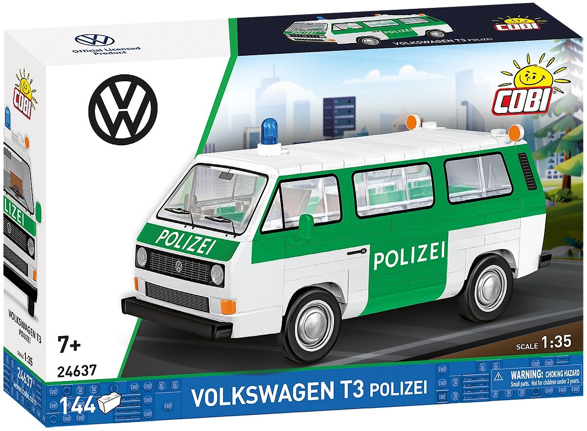 Cobi Volkswagen T3 Polizei (Massstab 1:35) Cobi-24637