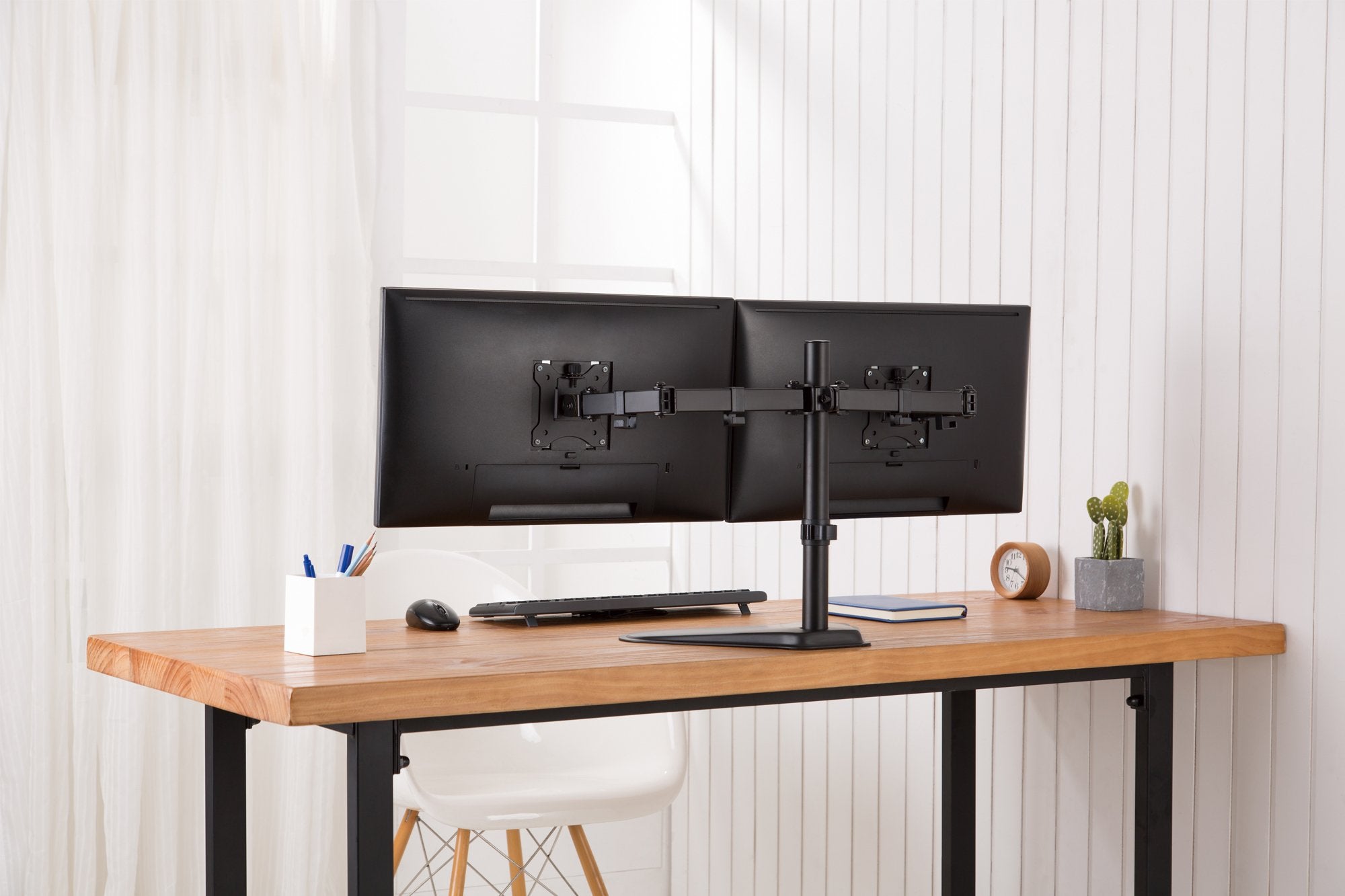 Digitus Soporte De Monitor Universal Dual 15'/32' Vesa 100x100 Máx 8kg Da-90401