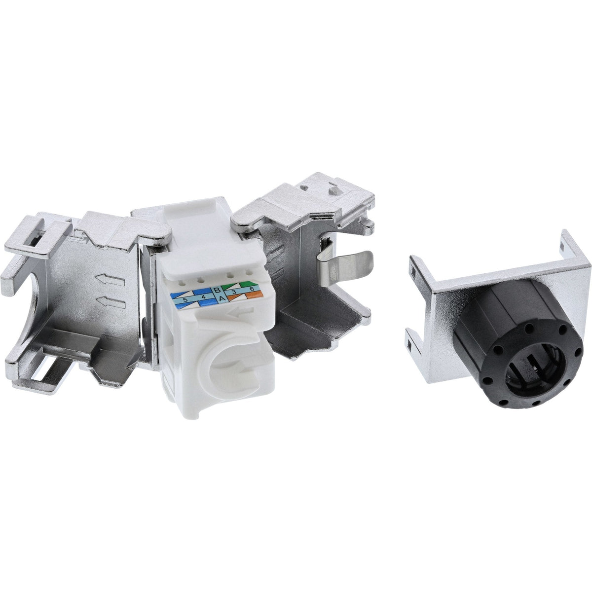 Módulo Inline Premium Rj45 Keystone Jack Snap-In Cat.6a, Con Cubierta Antipolvo
