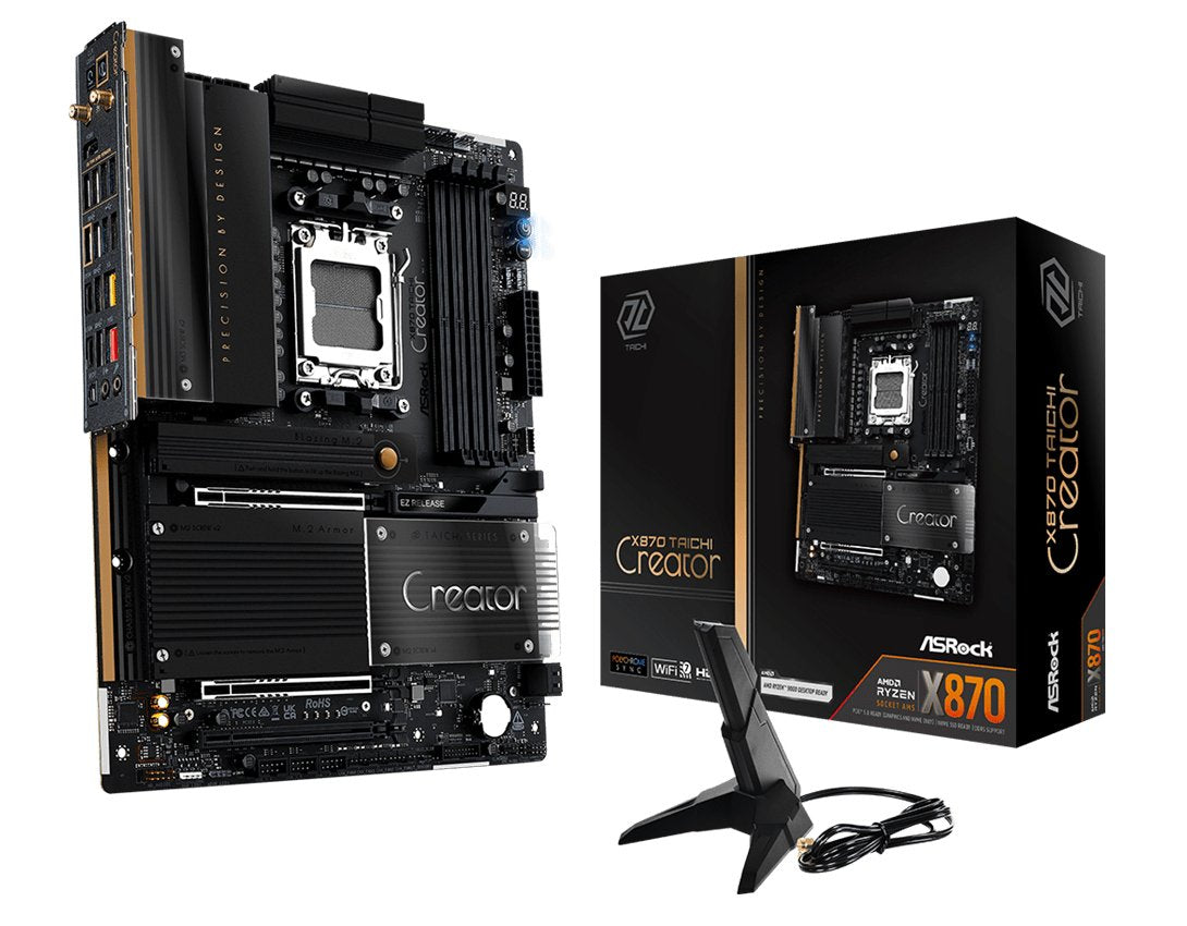 Asrock X870 Taichi Creator Am5 Atx Hdmi Usb-C Ddr5