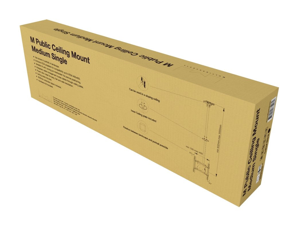 M Public Ceilingmount Medium  Single 3000 Multibrackets M