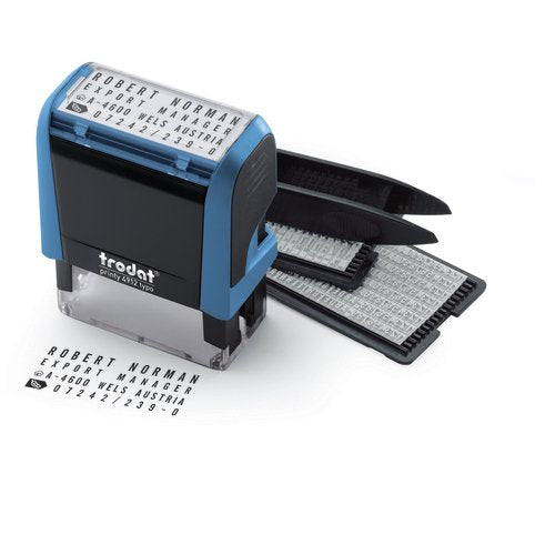 Trodat Datummempel Typom Printy 4.0 Db Selbmfärb Hbla4911