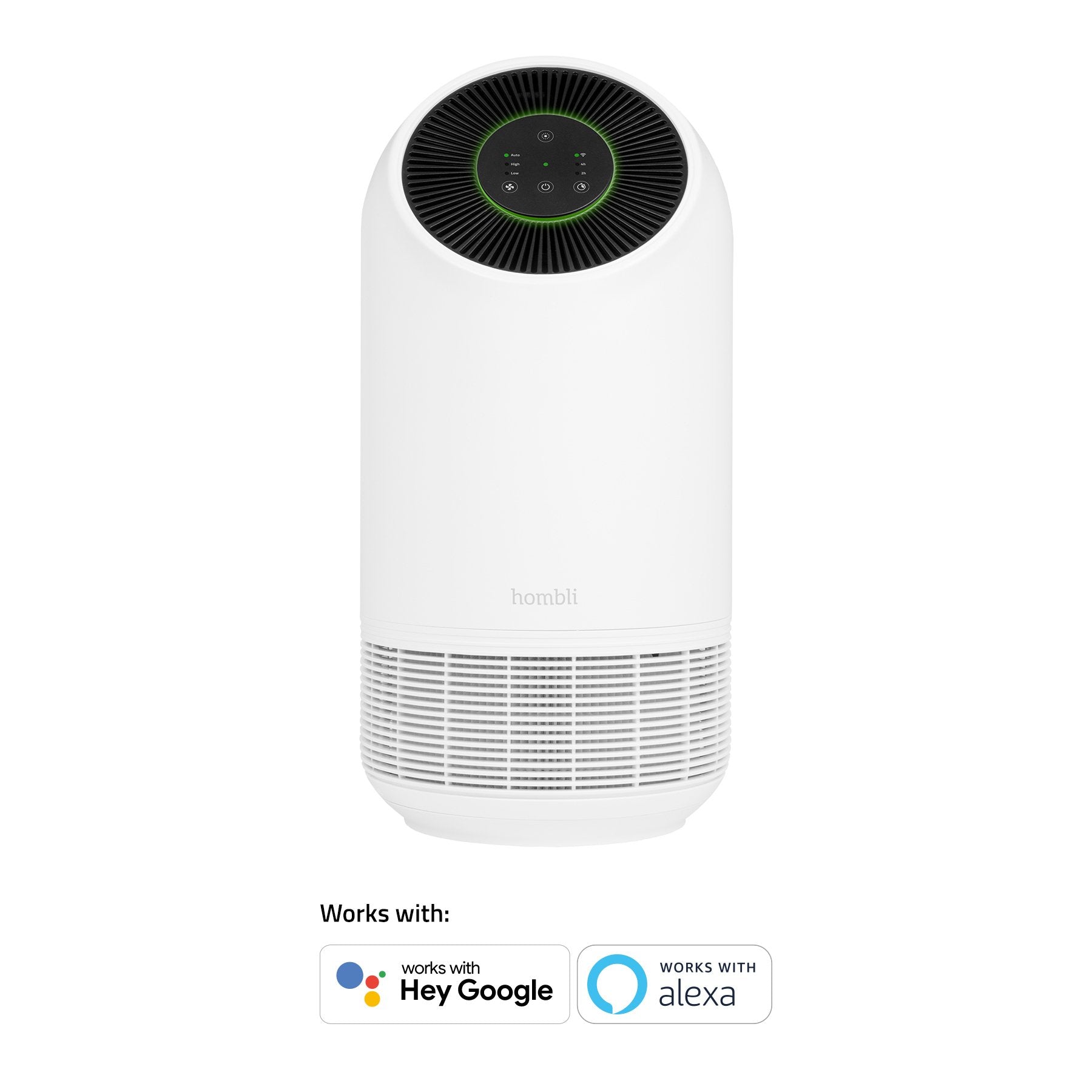 Purificador Hombli Hbap-0109  De Aire 25 M² 30 Db Negro, Blanco