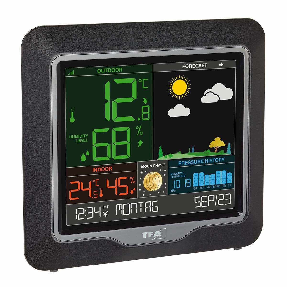 EAN 4009816032959 - TFA-Dostmann SEASON Negro, Gris Batería imagen 1