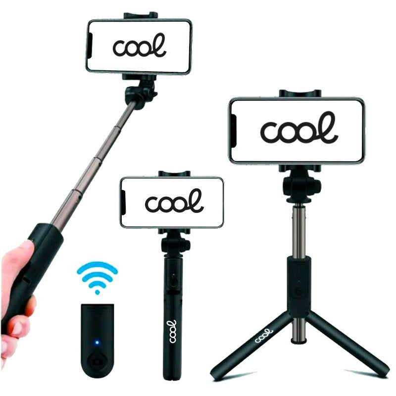 Cool Soporte Tripode Extensible Universal + Mando Selfie Bluetooth
