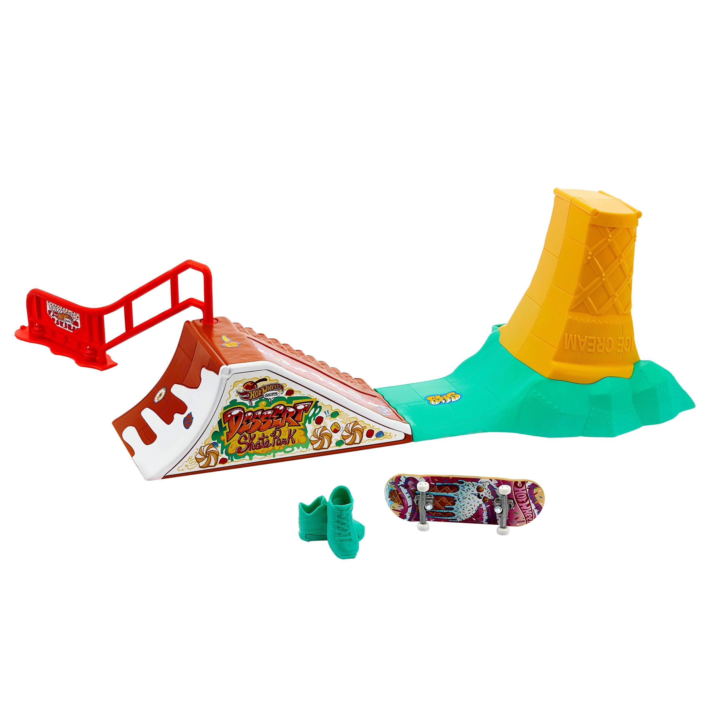 EAN 0194735232444 - Hot Wheels HXK91 juego y juguete de habilidad/activo Monopatín de dedos imagen 2