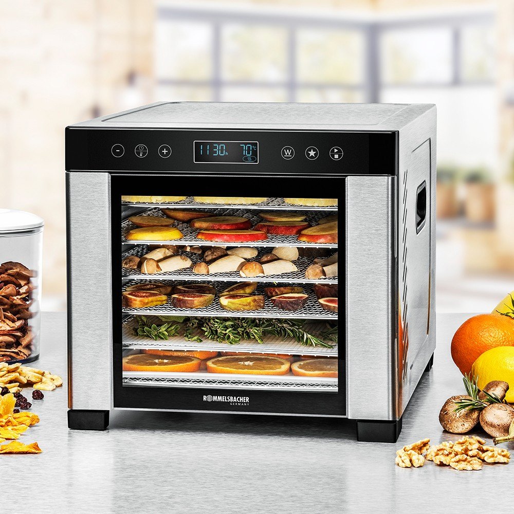 EAN 4001797462039 - Rommelsbacher DA 950 deshidratador de alimentos Negro, Acero inoxidable 600 W imagen 4