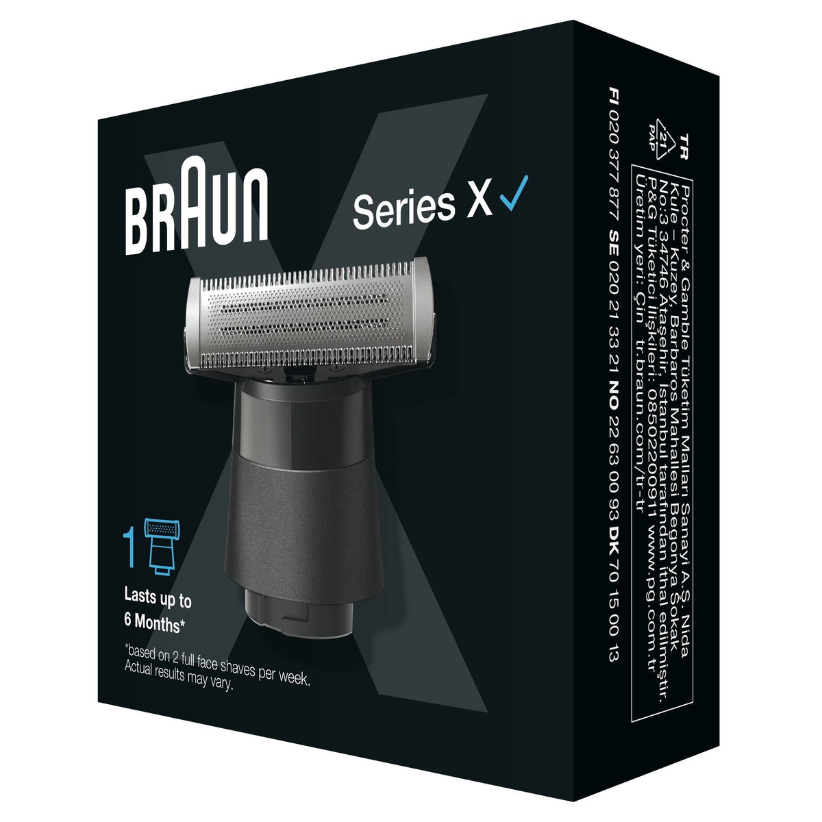 Repuesto Del Afeitadora Braun Serie Xt10 Compatible Con Las Series Xt5200 Y Xt5100